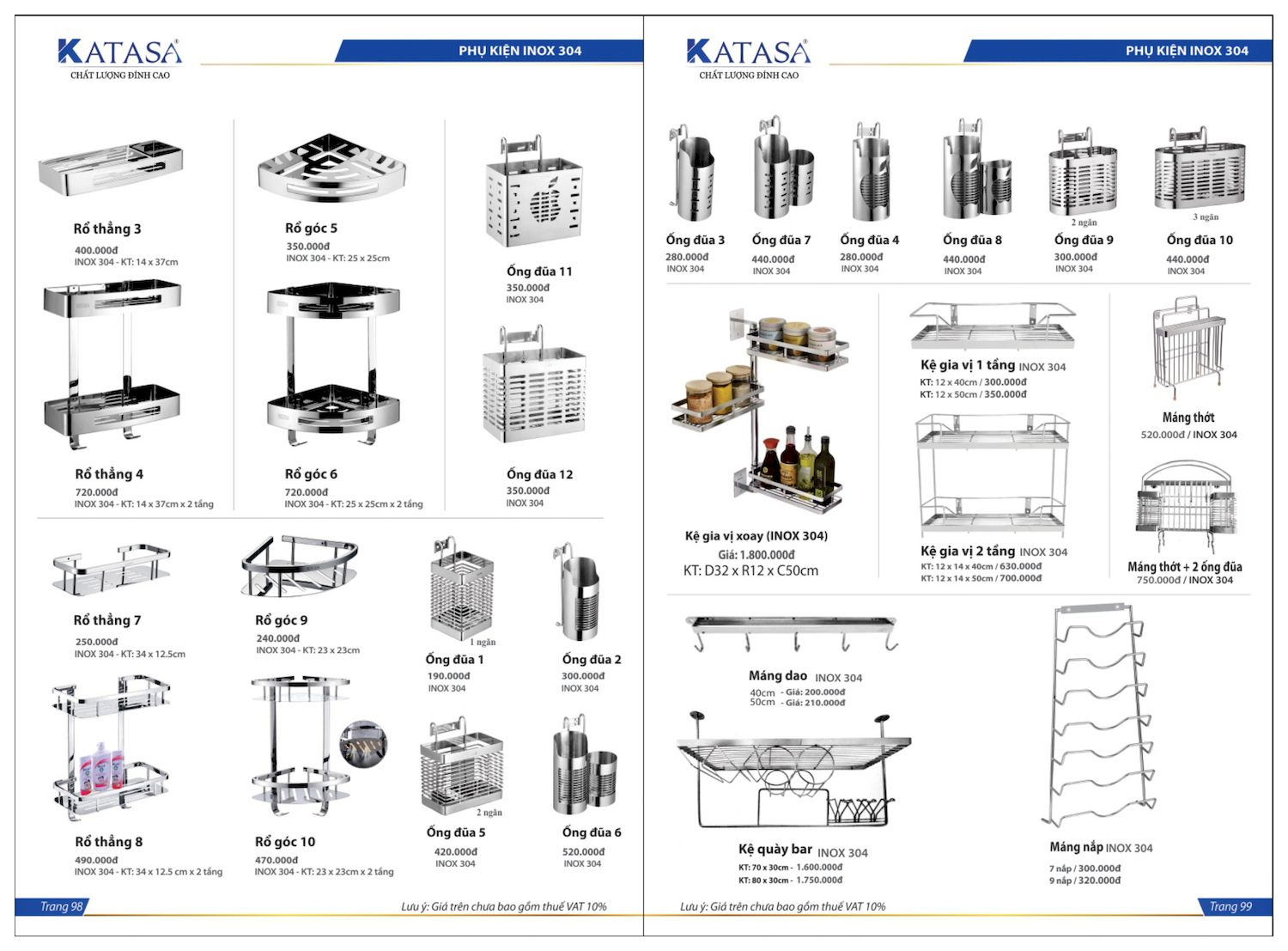 Thiết bị vệ sinh KATASA Catalogue và Bảng giá mới nhất /Page 
